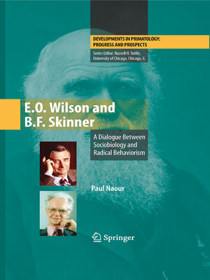 cover image of E.O. Wilson and B.F. Skinner